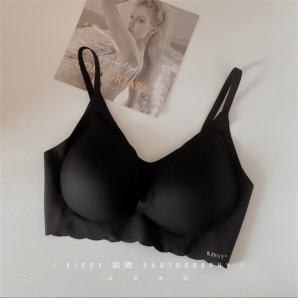 Kissy’s Bra Cami Set FREE Panty Black Maternity - Picture 7 of 7